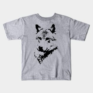 wolf threshold Kids T-Shirt